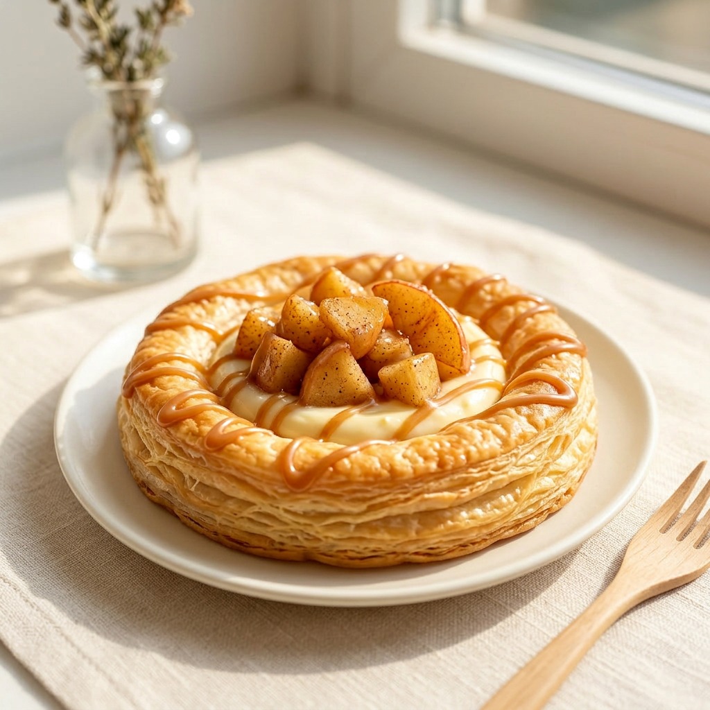 Caramel Apple Cream Cheese Danish