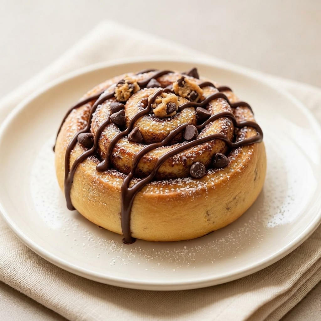 Chocolate Chip Cookie Cinnamon Roll