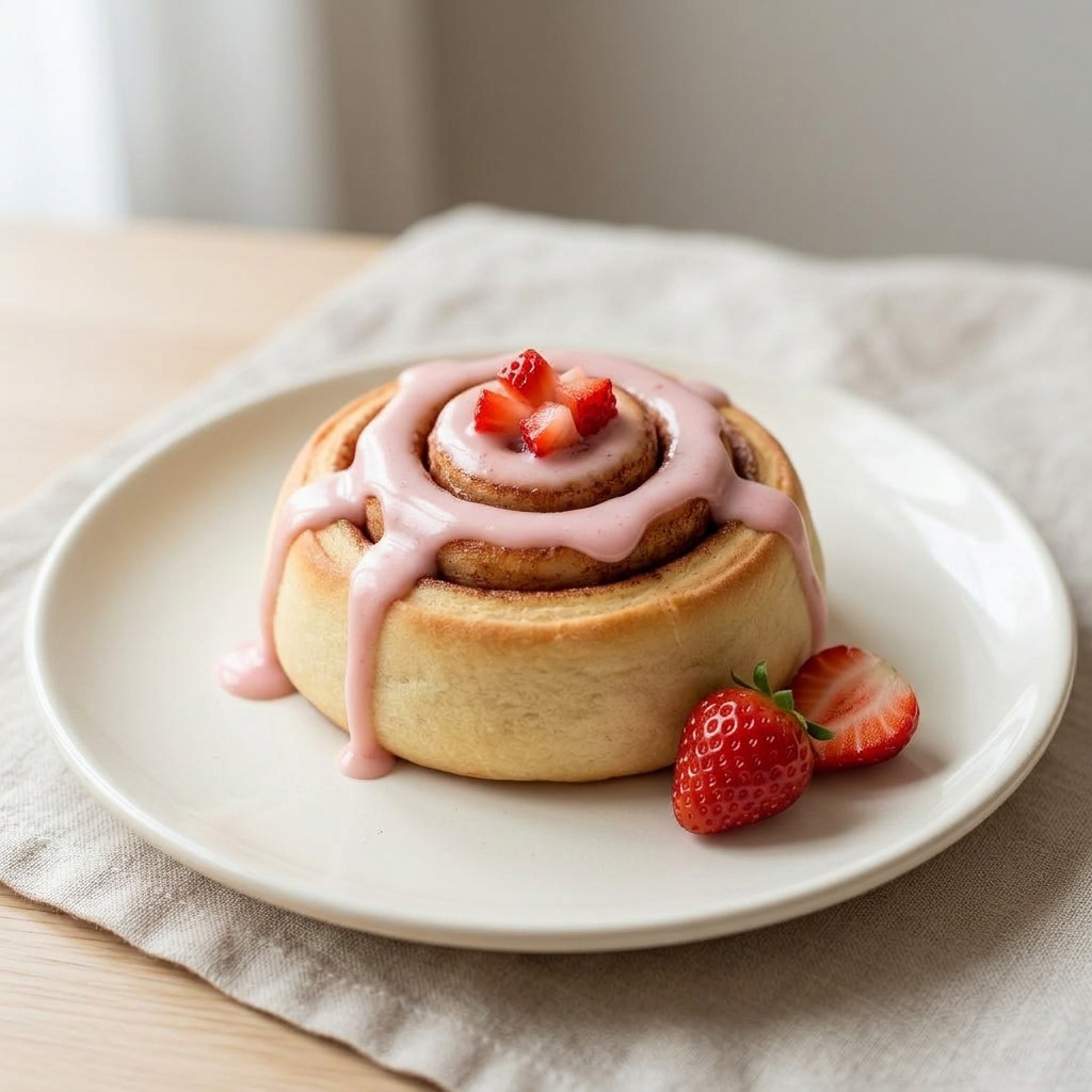 Strawberry Cinnamon Roll