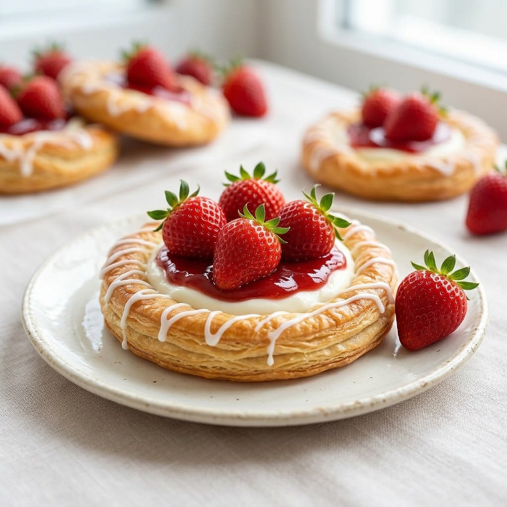 Strawberry Cream Cheese Danish